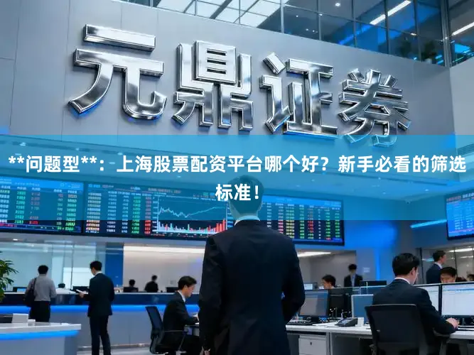 **问题型**:上海股票配资平台哪个好?新手必看的筛选标准!