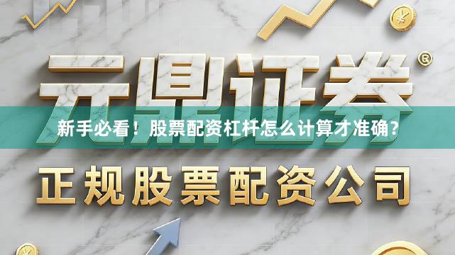 新手必看！股票配资杠杆怎么计算才准确？