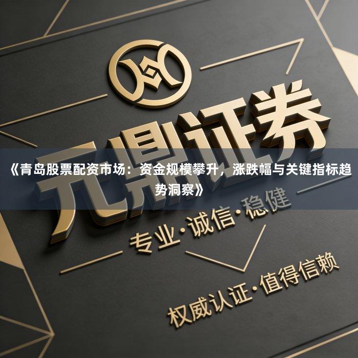 《青岛股票配资市场：资金规模攀升，涨跌幅与关键指标趋势洞察》
