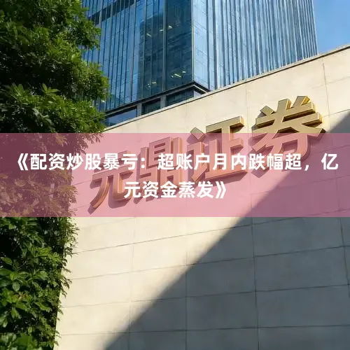 《配资炒股暴亏：超账户月内跌幅超，亿元资金蒸发》