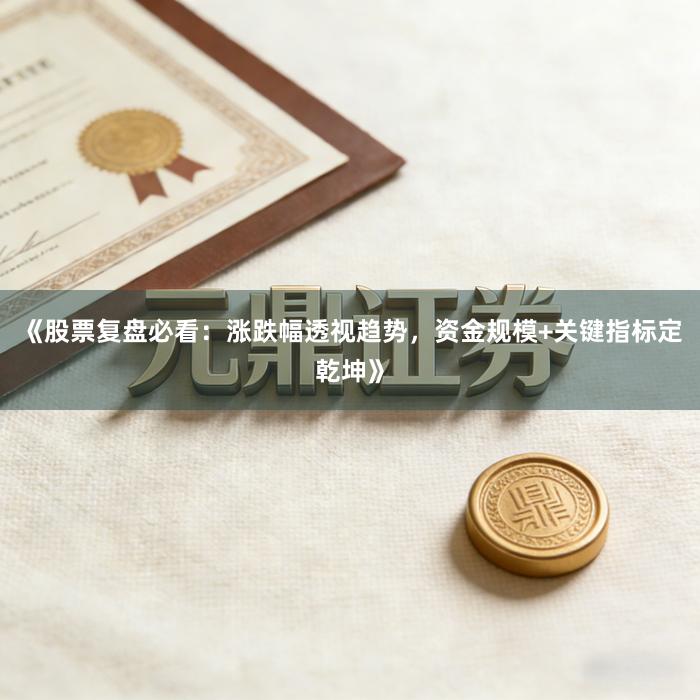《股票复盘必看：涨跌幅透视趋势，资金规模+关键指标定乾坤》