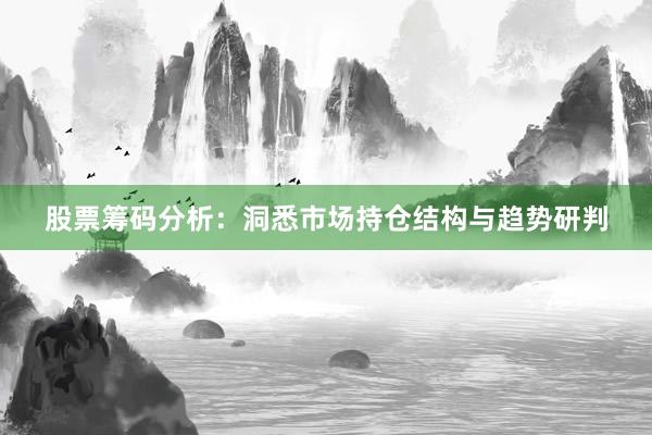 股票筹码分析：洞悉市场持仓结构与趋势研判
