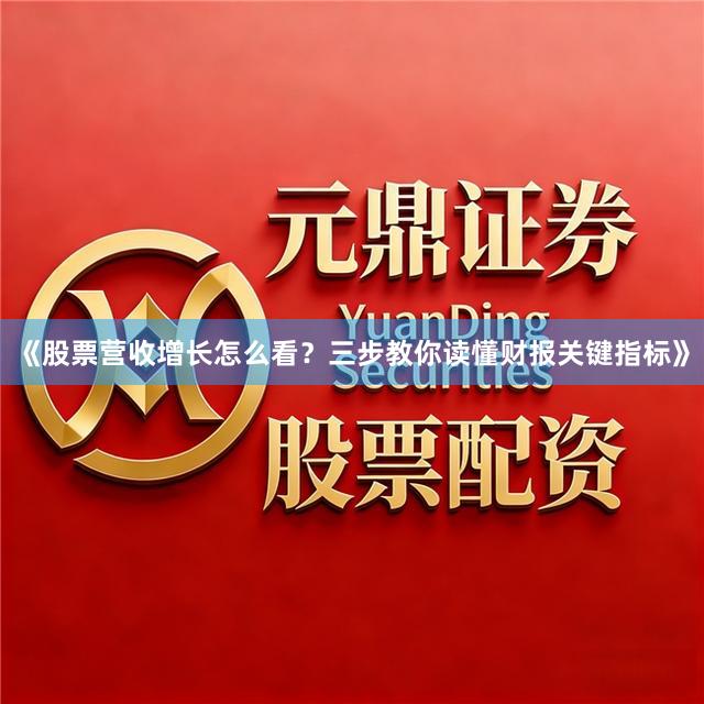 《股票营收增长怎么看？三步教你读懂财报关键指标》