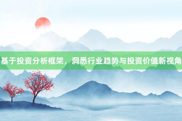 基于投资分析框架，洞悉行业趋势与投资价值新视角
